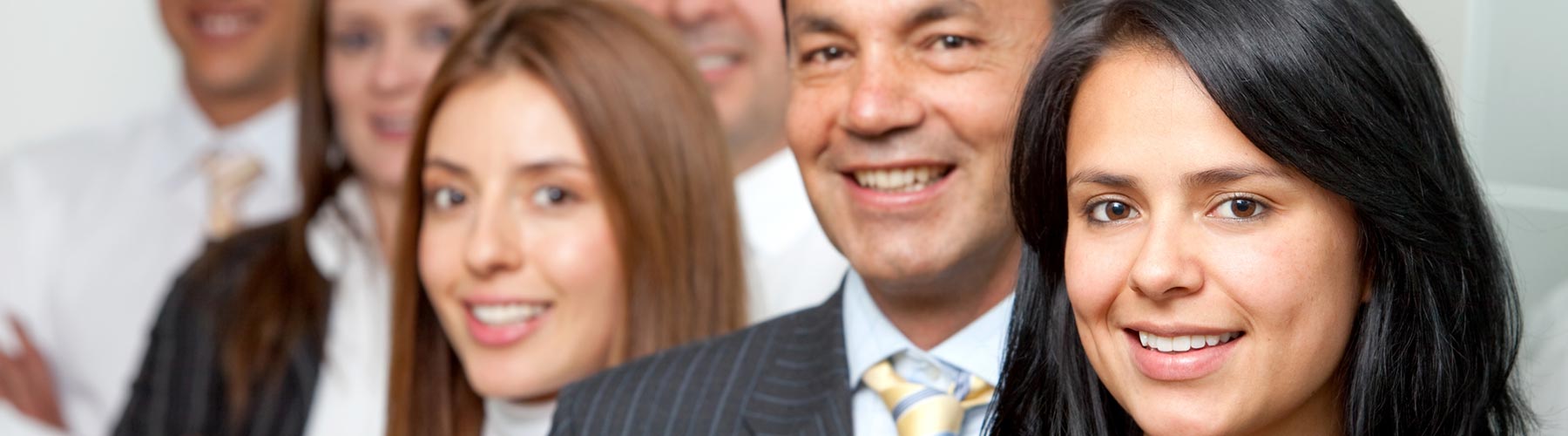 group of business associates standing together